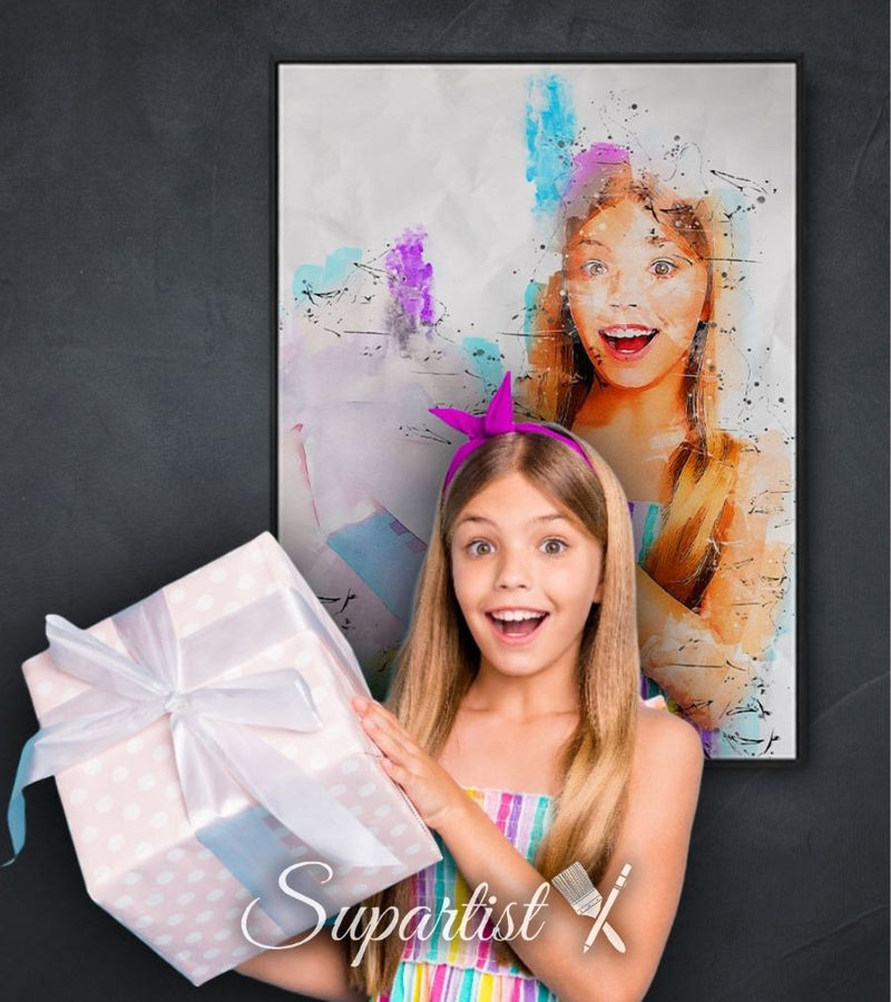 Personalised Gift for Birthday as an Artistic Custom Poster