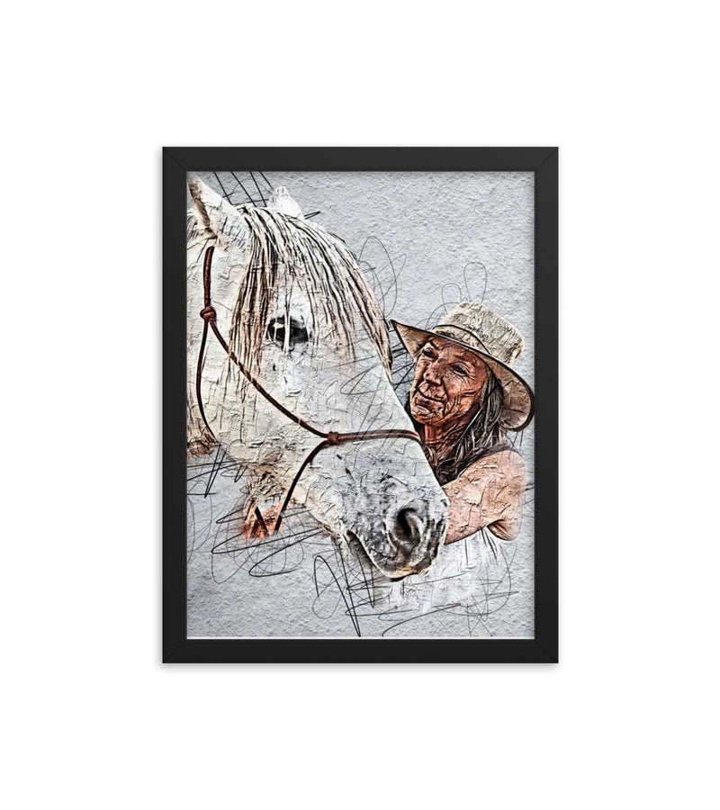 Customized Gift for Horse Lovers in form of a Custom Poster