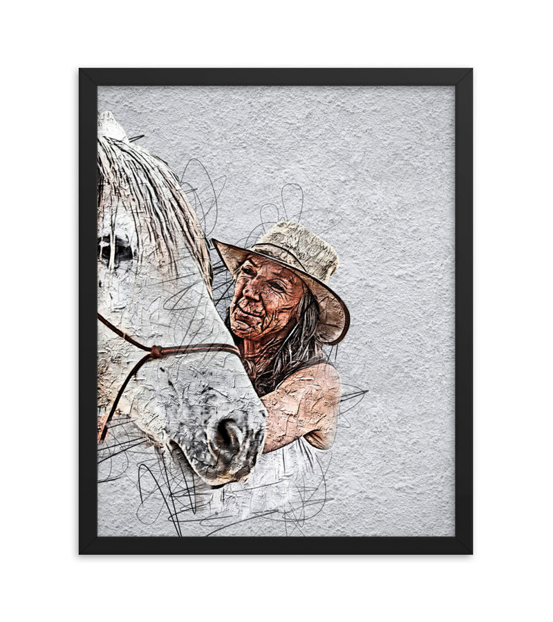 Customized Gift for Horse Lovers in form of a Custom Poster