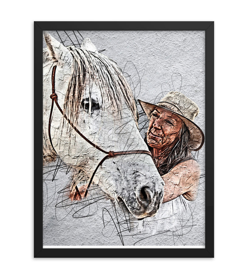 Customized Gift for Horse Lovers in form of a Custom Poster