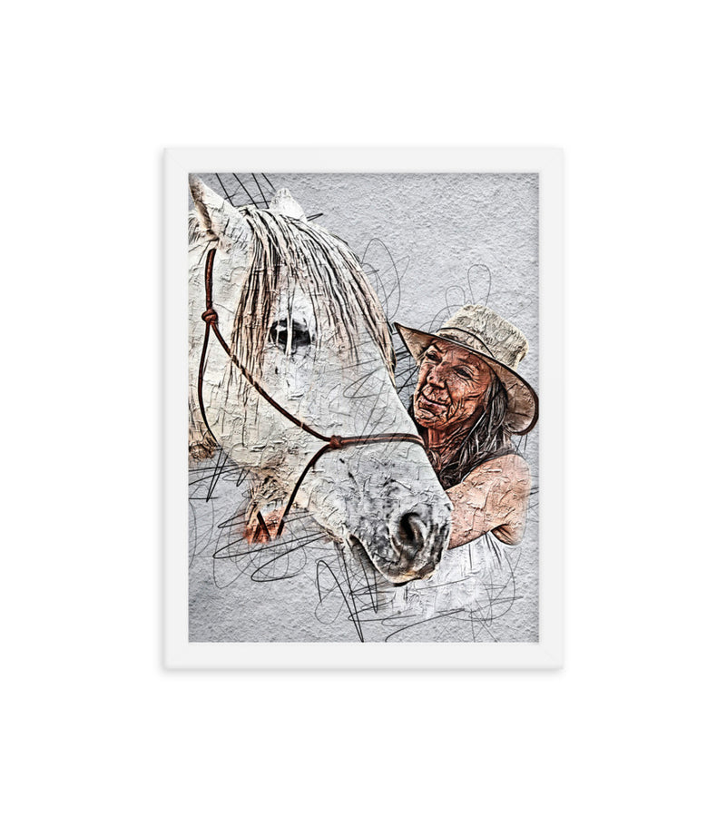 Customized Gift for Horse Lovers in form of a Custom Poster