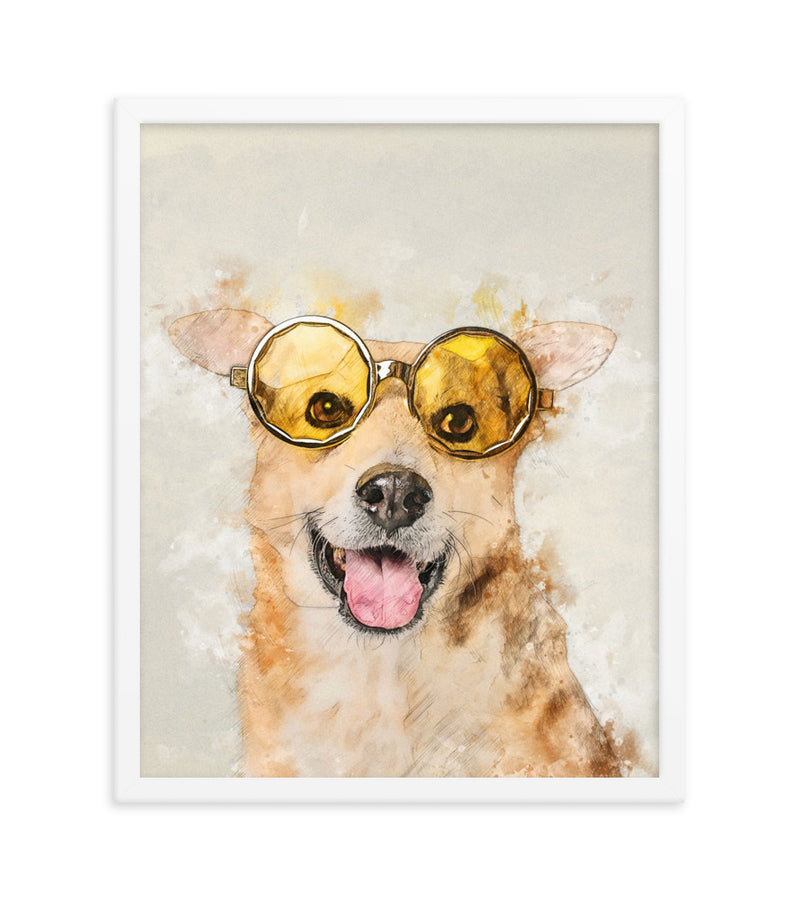 Customized Gift for Dogs as an Artistic Custom Poster