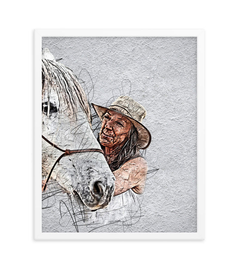 Customized Gift for Horse Lovers in form of a Custom Poster