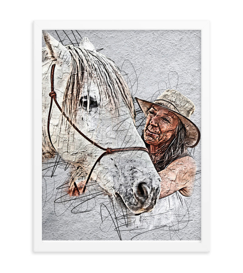 Customized Gift for Horse Lovers in form of a Custom Poster